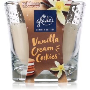 GLADE Vanilla Cream Cookies lumânare parfumată 112 g-ro