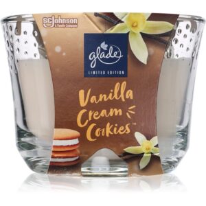 GLADE Vanilla Cream Cookies lumânare parfumată 204 g-ro