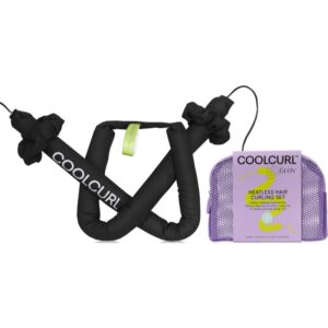 GLOV CoolCurl Heatless Haircurling Tool accesoriu pentru păr pentru formarea buclelor geanta de cosmetice Black 1 buc-ro