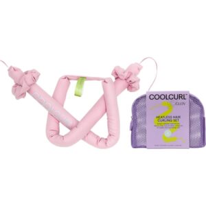 GLOV CoolCurl Heatless Haircurling Tool accesoriu pentru păr pentru formarea buclelor geanta de cosmetice Pink 1 buc-ro
