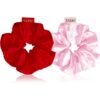 GLOV Satin Scrunchies M Elastice pentru par Red/Pink 2 buc-ro