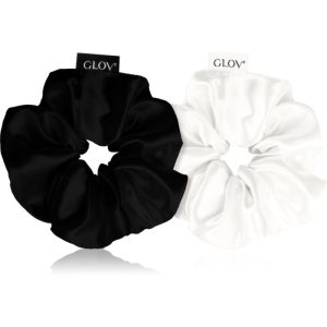 GLOV Satin Scrunchies S Elastice pentru par Black/Beige 2 buc-ro