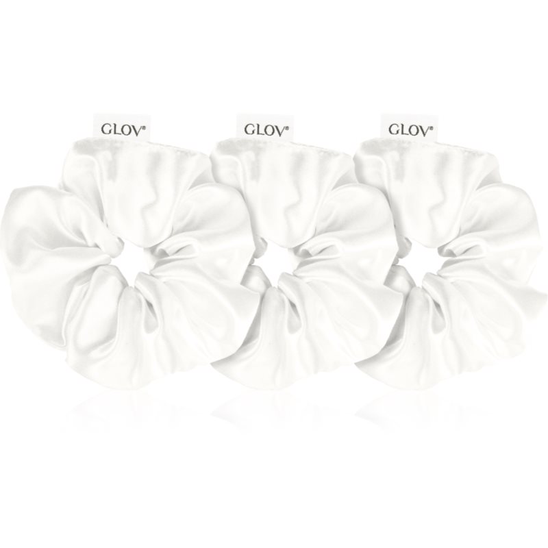 GLOV Satin Scrunchies S/M/L Elastice pentru par Beige 3 buc-ro