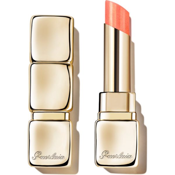 GUERLAIN KissKiss Bee Glow balsam de buze hidratant culoare 389 Pearly Peach 100 g-Țena