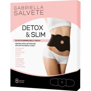 Gabriella Salvete Belly Patch Detox Slimming plasturi remodelatori pentru abdomen si solduri 8 buc-ro
