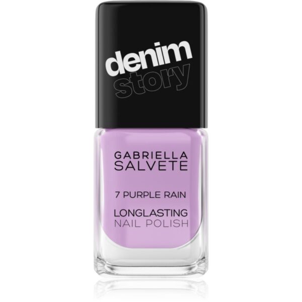 Gabriella Salvete Denim Story lac de unghii cu rezistenta indelungata culoare 07 Purple Rain 11 ml-ro