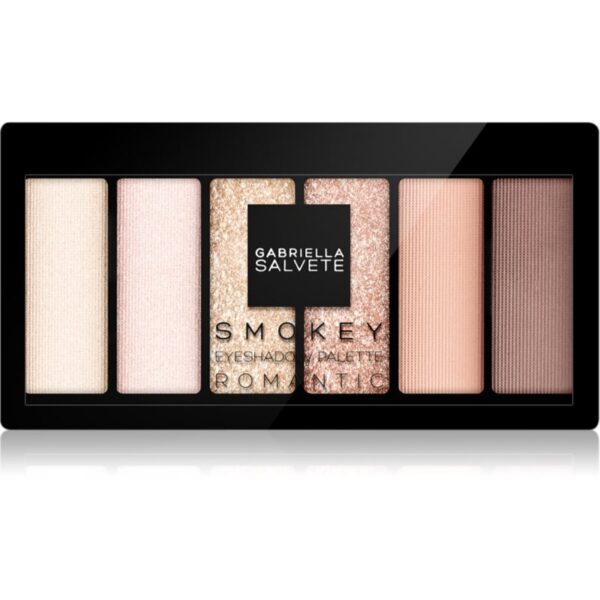 Gabriella Salvete Eyeshadow 6 Shades Palette paleta farduri de ochi culoare 02 Romantic 12 g-Țena