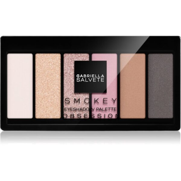 Gabriella Salvete Eyeshadow 6 Shades Palette paleta farduri de ochi culoare 04 Obsession 12 g-ro