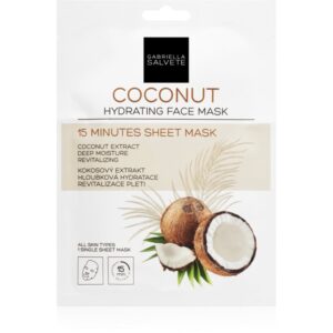 Gabriella Salvete Face Mask Coconut mască textilă hidratantă 1 buc-Țena