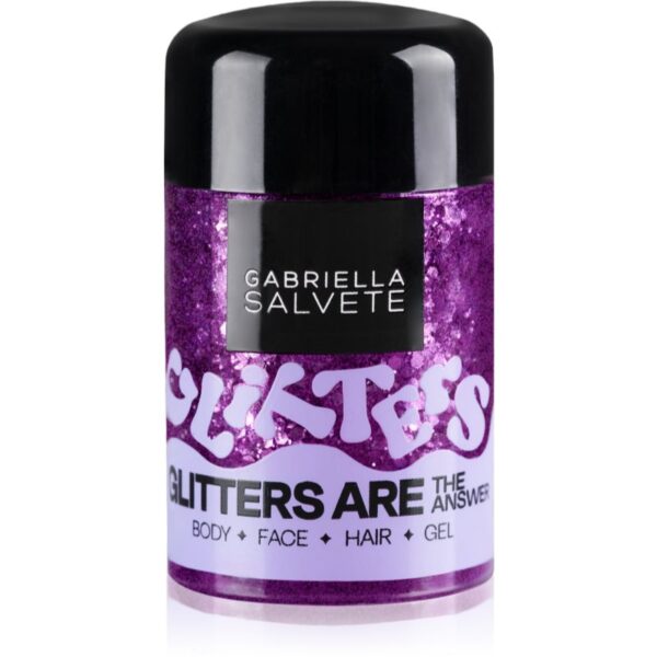 Gabriella Salvete Festival Headliners Glitters Are The Answer sclipici pentru față și corp culoare Violet 10 ml-ro