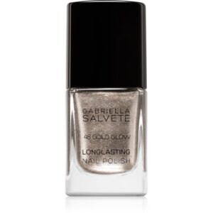 Gabriella Salvete Longlasting Enamel lac de unghii cu rezistenta indelungata cu particule stralucitoare culoare 48 Gold Glow 11 ml-Țena