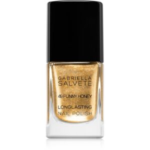 Gabriella Salvete Longlasting Enamel lac de unghii cu rezistenta indelungata cu particule stralucitoare culoare 49 Funny Honey 11 ml-ro