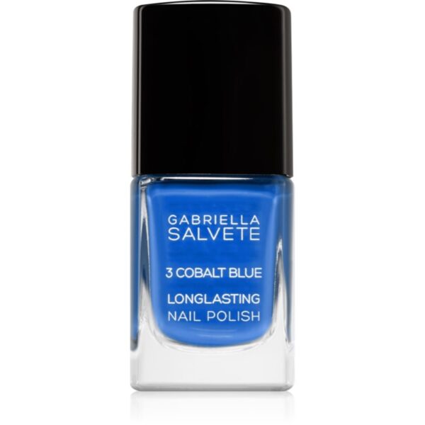 Gabriella Salvete Longlasting Enamel lac de unghii cu rezistenta indelungata lucios culoare 03 Cobalt Blue 11 ml-ro