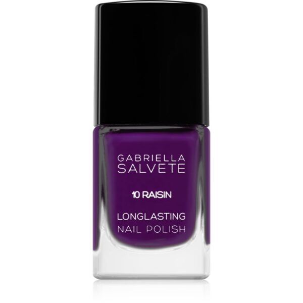Gabriella Salvete Longlasting Enamel lac de unghii cu rezistenta indelungata lucios culoare 10 Raisin 11 ml-ro