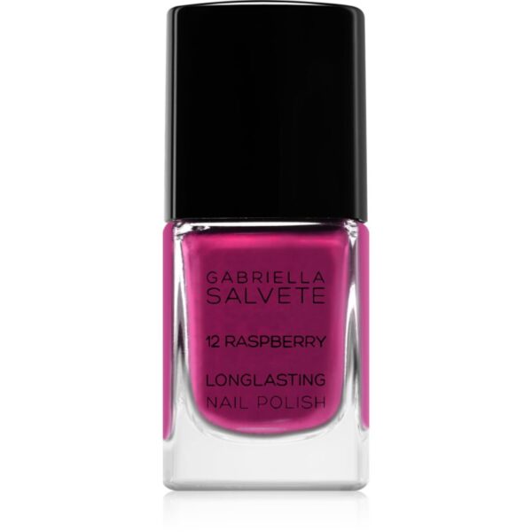 Gabriella Salvete Longlasting Enamel lac de unghii cu rezistenta indelungata lucios culoare 12 Raspberry 11 ml-ro