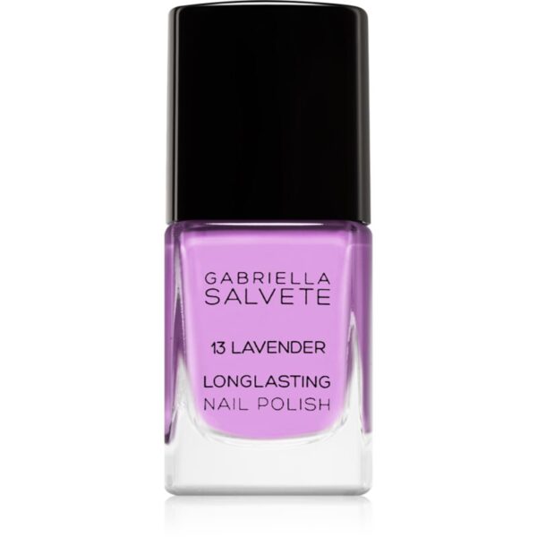 Gabriella Salvete Longlasting Enamel lac de unghii cu rezistenta indelungata lucios culoare 13 Lavender 11 ml-Țena