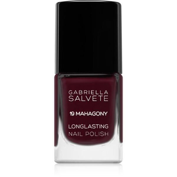 Gabriella Salvete Longlasting Enamel lac de unghii cu rezistenta indelungata lucios culoare 19 Mahagony 11 ml-ro