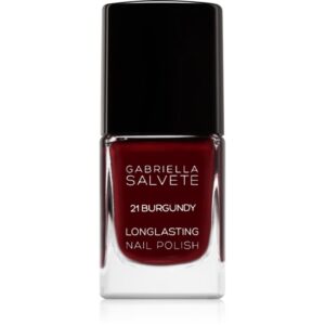 Gabriella Salvete Longlasting Enamel lac de unghii cu rezistenta indelungata lucios culoare 21 Burgundy 11 ml-Țena