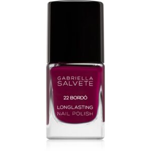 Gabriella Salvete Longlasting Enamel lac de unghii cu rezistenta indelungata lucios culoare 22 Bordó 11 ml-Țena