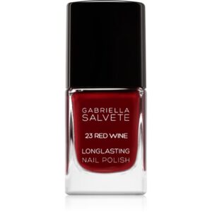 Gabriella Salvete Longlasting Enamel lac de unghii cu rezistenta indelungata lucios culoare 23 Red Wine 11 ml-Țena