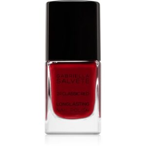 Gabriella Salvete Longlasting Enamel lac de unghii cu rezistenta indelungata lucios culoare 24 Classic Red 11 ml-Țena