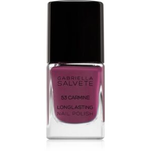 Gabriella Salvete Longlasting Enamel lac de unghii cu rezistenta indelungata lucios culoare 53 Carmine 11 ml-Țena