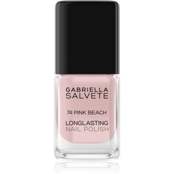 Gabriella Salvete Longlasting Enamel lac de unghii cu rezistenta indelungata lucios culoare 74 Pink Beach 11 ml-Țena
