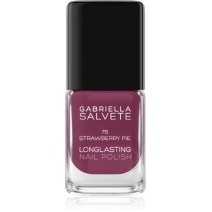 Gabriella Salvete Longlasting Enamel lac de unghii cu rezistenta indelungata lucios culoare 78 Strawberry Pie 11 ml-Țena