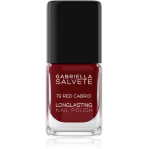 Gabriella Salvete Longlasting Enamel lac de unghii cu rezistenta indelungata lucios culoare 79 Red Cabrio 11 ml-Țena