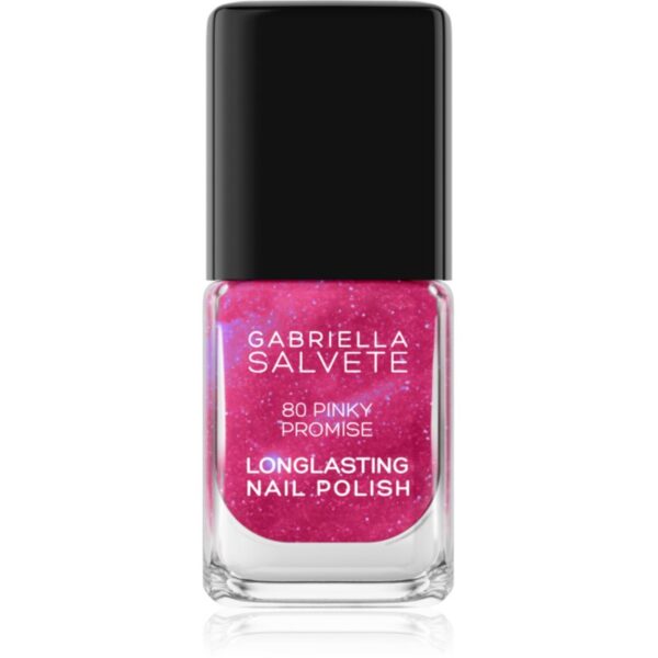 Gabriella Salvete Longlasting Enamel lac de unghii cu rezistenta indelungata lucios culoare 80 Pinky Promise 11 ml-Țena