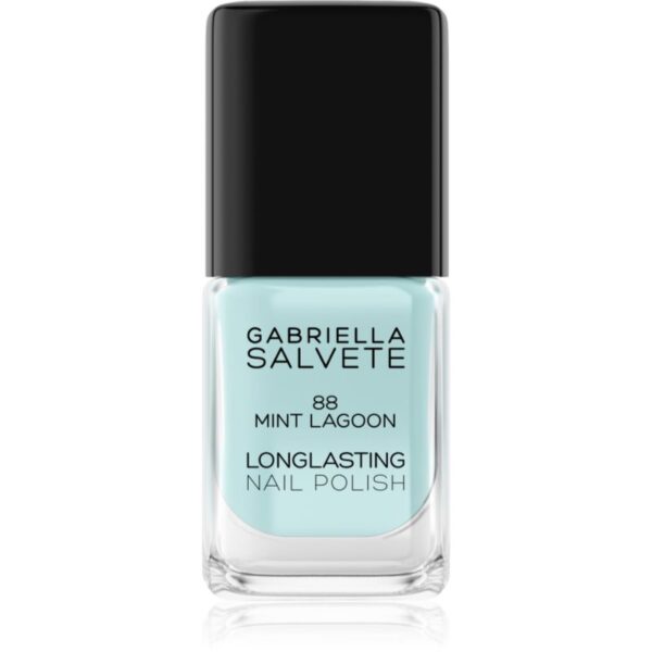 Gabriella Salvete Longlasting Enamel lac de unghii cu rezistenta indelungata lucios culoare 88 Mint Lagoon 11 ml-ro