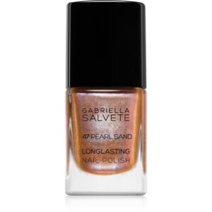 Gabriella Salvete Longlasting Enamel lac de unghii cu rezistenta indelungata stralucire de perla culoare 47 Pearl Sand 11 ml-Țena