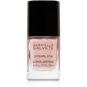 Gabriella Salvete Longlasting Enamel lac de unghii cu rezistenta indelungata stralucire de perla culoare 51 Pearl Pink 11 ml-ro