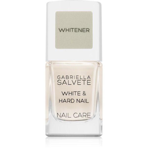 Gabriella Salvete Nail Care White & Hard Nail lac intaritor de baza pentru unghii cu efect de întărire 11 ml-Țena