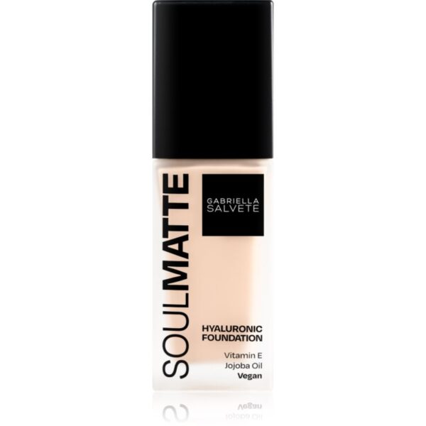 Gabriella Salvete SoulMatte machiaj persistent cu efect matifiant culoare 02C Ivory Cold 30 ml-ro