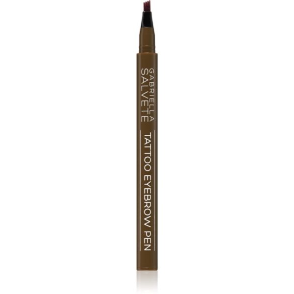 Gabriella Salvete Tattoo Eyebrow Pen creion pentru sprancene culoare 03 Dark Brown 0