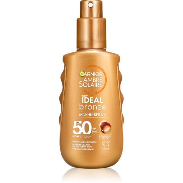 Garnier Ambre Solaire Ideal Bronze lotiune protectoare pentru plaja pentru corp SPF 50 150 ml-ro