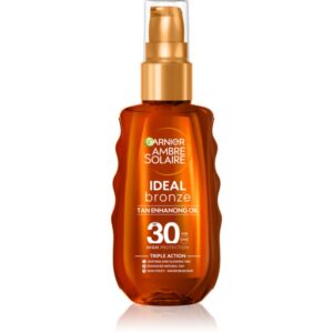 Garnier Ambre Solaire Ideal Bronze ulei pentru îngrijire și bronzare SPF 30 150 ml-ro