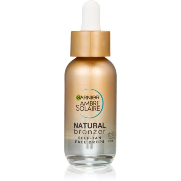 Garnier Ambre Solaire Natural Bronzer picaturi pentru bronzare faciale 30 ml-Țena