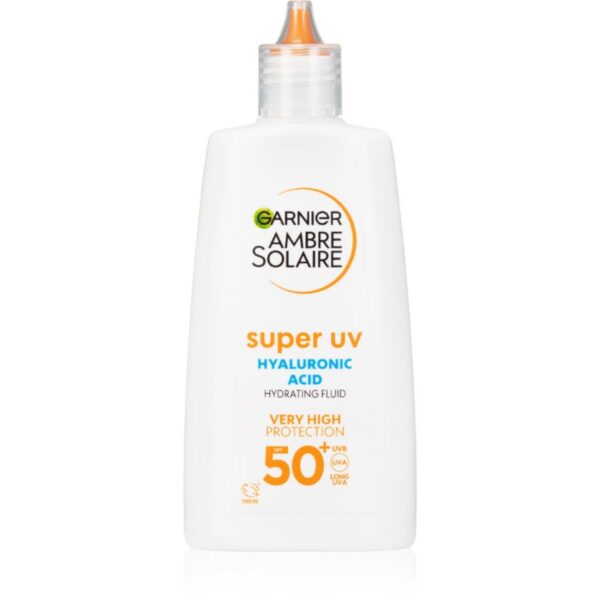 Garnier Ambre Solaire Super UV Hyaluronic Acid fluid protecție cu efect de hidratare SPF 50+ 40 ml-Țena
