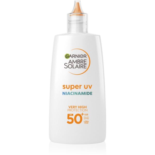 Garnier Ambre Solaire Super UV Niacinamide fluid protecție impotriva imperfectiunilor pielii SPF 50+ 40 ml-ro
