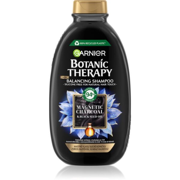 Garnier Botanic Therapy Magnetic Charcoal Sampon pentru scalp gras si fire de par cu terminatii uscate 400 ml-Țena