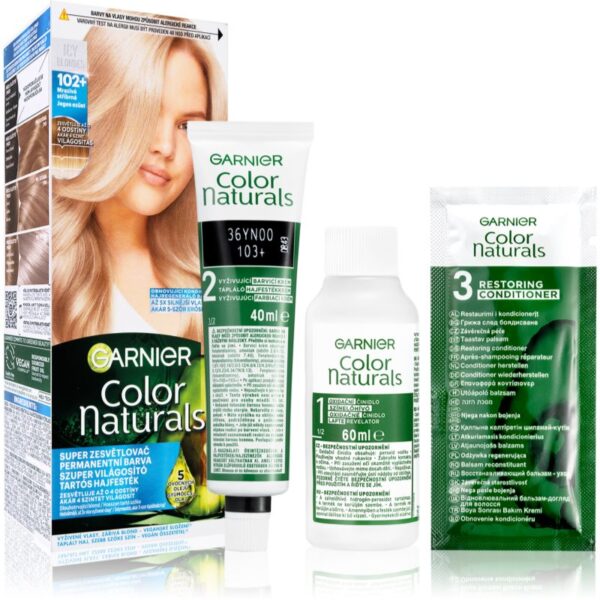 Garnier Color Naturals Creme culoare par culoare 102+ Frosty Silver 1 buc-ro