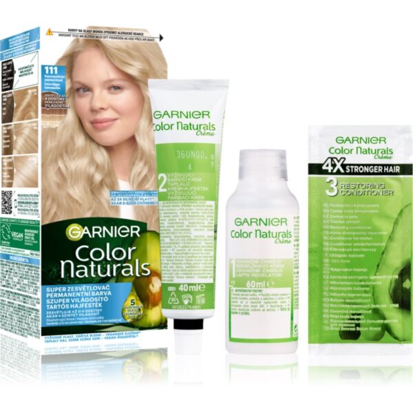 Garnier Color Naturals Creme culoare par culoare 111 Extra Light Natural Ash Blond 1 buc-Țena