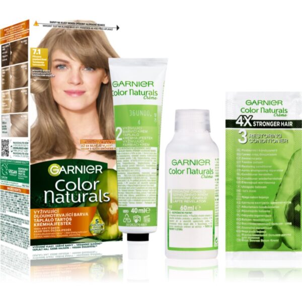 Garnier Color Naturals Creme culoare par culoare 7.1 Natural Ash Blonde 1 buc-ro