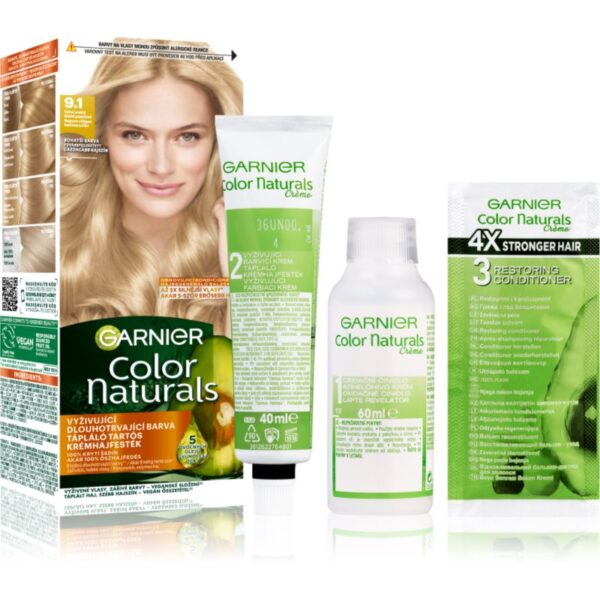 Garnier Color Naturals Creme culoare par culoare 9.1 Natural Extra Light Ash Blond 1 buc-ro