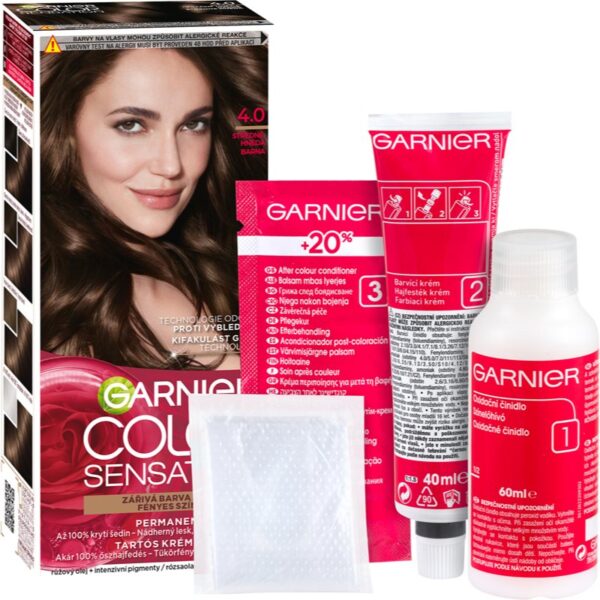 Garnier Color Sensation culoare par culoare 4.0 Medium Brown 1 buc-Țena