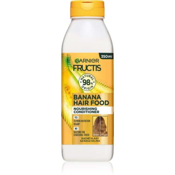 Garnier Fructis Banana Hair Food balsam hranitor pentru par uscat 350 ml-Țena
