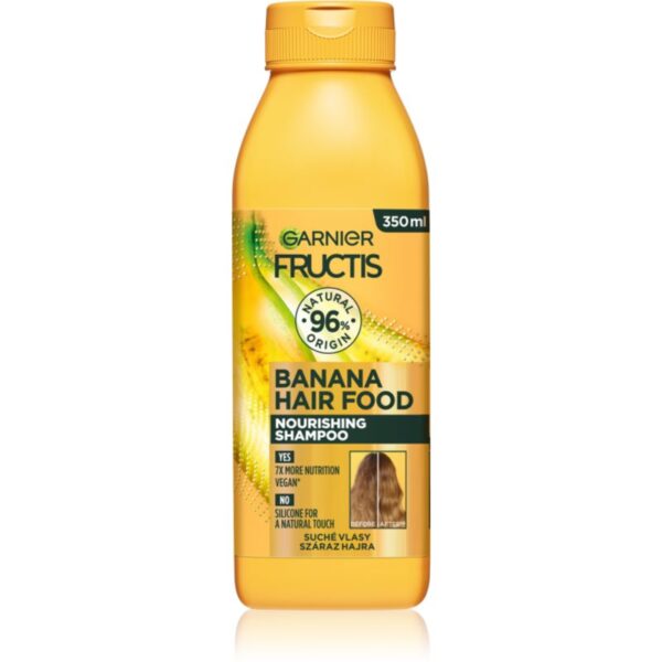 Garnier Fructis Banana Hair Food sampon hranitor pentru par uscat 350 ml-Țena
