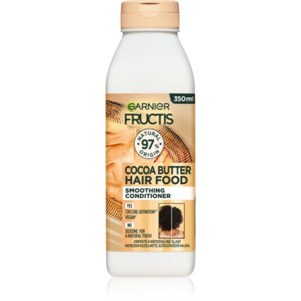 Garnier Fructis Cocoa Butter Hair Food balsam indreptare pentru par indisciplinat 350 ml-Țena